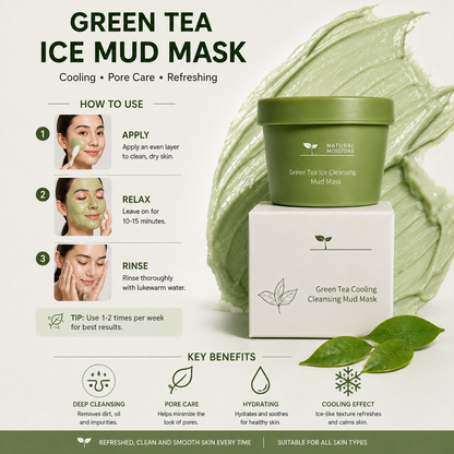 Auren Cooling Clay Mask for Clear Pores